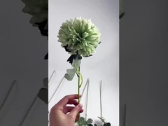 ผู้ผลิตใหม่ จําหน่ายดอกไม้เทียม ลูกกระเทียมเดียวในคลังสําหรับดอกไม้ไหมแต่งงาน