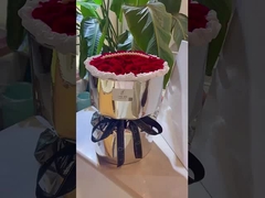 กระดาษบรรจุดอกไม้ที่ทําจากกระจกกระจกกระจกสีเงิน กระดาษเซลโลฟานหนากันน้ํา