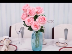 ดอกกุหลาบจําลอง ดอกไหม ดอกพลาสติก ดอกปลอม