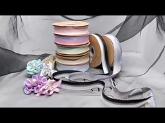 ผ่านชายแดน การบรรจุดอกไม้แบบเกาหลี ริบบอนสีซาตินแมท เค้กวันเกิด กล่องของขวัญ ริบบอนดอกไม้