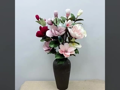 การจําลองข้ามชายแดน แม็กโนเลียจากฟอง EVA บ้านกลาง แต่งดอกไม้เท็จสัมผัส แม็กโนเลีย