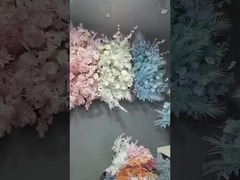 สวรรค์เต็มไปด้วยใบไม้ พืชสีเขียวดวงดาว ดอกไม้จําลอง ใบไม้เมเปิล เครื่องประดับงานแต่งงาน น้ําผึ้ง