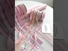 ซีรี่ย์ Rizhao Honey Ribbon Flower Bouquet การตกแต่ง Float ทําด้วยมือ ดอกไม้ DIY ผ้าพันคอของขวัญ