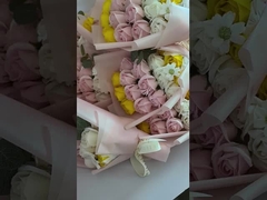 กล่องของขวัญดอกไม้สบู่ 18 ดอก ดอกไม้สบู่ วันวาเลนไทน์ ของขวัญคริสต์มาส วันเกิด