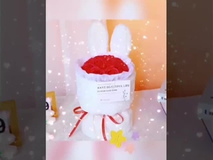 พิธีไชซี ดอกไม้จัดดอกไม้ พิเศษวันแม่ หูกระต่ายน่ารัก ดอกไม้เทียม