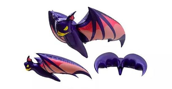ซื้อ 4D Bat Cartoon Halloween ลูกโป่งฟอยล์บรรจุอลูมิเนียมสำหรับตกแต่งงานปาร์ตี้ การผลิตออนไลน์