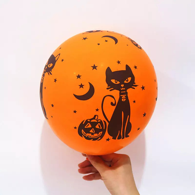 ซื้อ ลูกโป่งฮาโลวีนพิมพ์ลายผี ทรงกลม สีขาว 12นิ้ว online manufacture