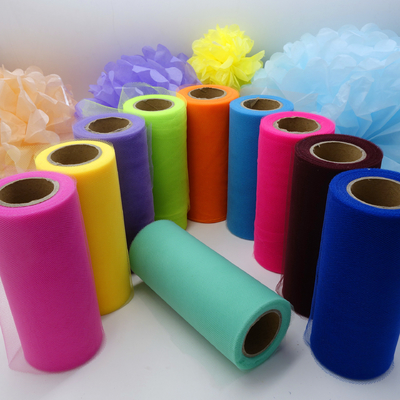 ราคาดี 6 นิ้วความกว้าง Organza Tulle Rolls สไตล์ สายผูกและเทคนิคสตริป ออนไลน์