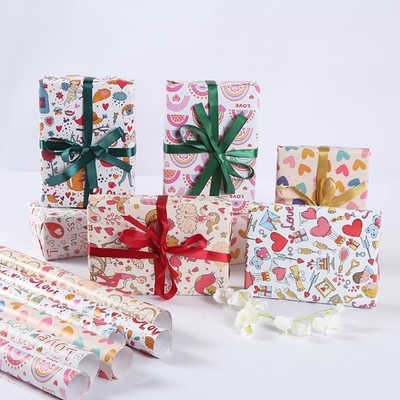 ซื้อ สีแดงทองคํา ทนทาน ของขวัญห่อกระดาษม้วนกับโลโก้ online manufacture