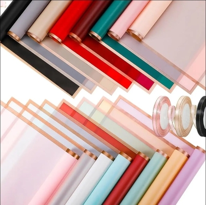 ซื้อ กระดาษบรรจุดอกไม้ BOPP กันน้ํา 58*58cm สําหรับบรรจุดอกไม้เกาหลี online manufacture