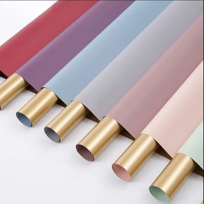 ซื้อ 64X34X0.36 ซม ถ้ําสัมผัสมือ พลาสติก 2 ด้าน พับดอกไม้กระดาษด้วยทอง การผลิตออนไลน์