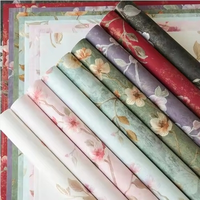 ซื้อ กระดาษบรรจุดอกไม้ผสมผสานระดับสูง สําหรับการพิมพ์ศิลปะเก่าของจีน online manufacture