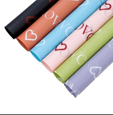 ซื้อ 2024 โรงงาน Shinewrap ดีไซน์ใหม่ตลอดกาล หนังสือบรรจุรัก กันน้ํา พนักงานดอกไม้ ผักกอก กระดาษบรรจุสําหรับดอกไม้สด online manufacture