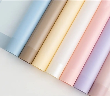 ซื้อ 2024 Shinewrap โรงงาน ราคาตรง ขายร้อน สีแข็ง ดอกไม้ กระดาษห่อแผ่นดอกไม้ พวงดอกไม้ ของขวัญ กระดาษบรรจุ online manufacture