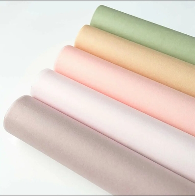 ซื้อ บิโอคอลเลอร์ กระดาษบรรจุดอกไม้สองด้านที่สามารถนําไปใช้ใหม่ได้ สําหรับดอกไม้สดสีที่กําหนดเอง online manufacture