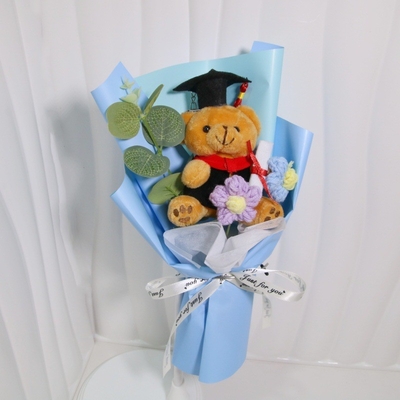 ซื้อ PhD Bear Bouquet - ดอกไม้ตุ๊กตาเพชรสําหรับคู่รักและนักศึกษา online manufacture