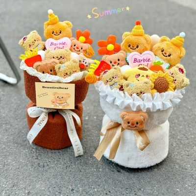 ราคาดี ของขวัญวันแม่ที่พิเศษ หมีเนย ดอกไม้พลาสช์ ดอกไม้พลาสช์ในหลายสี สําหรับคนรักหญิง ออนไลน์