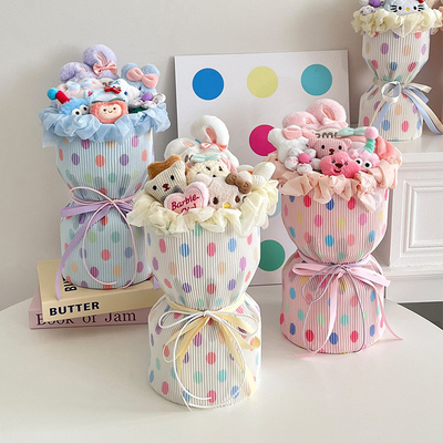 ซื้อ ผ้าดอปามีนจุดสวยงามและสวยงาม ผ้าเสร็จ ผักกอกสบู่ดอกกุหลาบ ของขวัญวันวาเลนไทน์สําหรับแฟนสาว การผลิตออนไลน์