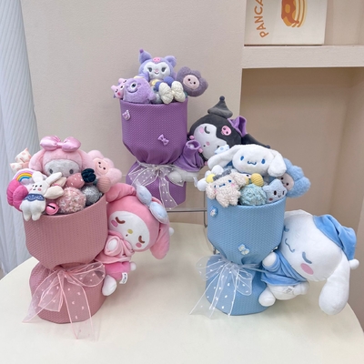 ราคาดี การ์ตูน Kuromi Doll Bouquet ของขวัญสร้างสรรค์ ของขวัญวันเกิด ของขวัญของขวัญสําหรับแฟน ช่วงปริญญาตรี ของขวัญวันวาเลนไทน์ ออนไลน์
