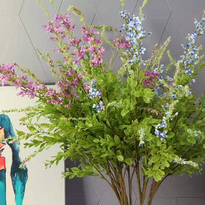 ราคาดี สาลเวียเทียมหญ้า ดอกไม้ป่าขนาดเล็ก สีไหม Sage กับดอกไม้สําหรับพรรษา ดอกไม้บัวเติมงานแต่ง พืชตกแต่งภายใน ออนไลน์