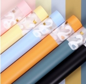 ซื้อ กระดาษแมทเจลลี่ฟิล์มกันน้ํา กระดาษ Swan Princess Norsha กระดาษดอกไม้กระดาษบรรจุ online manufacture