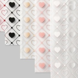 ซื้อ หนังเจลลี่ หัวใจเปิดกระดาษบรรจุดอกไม้ดอกไม้กันน้ํา online manufacture
