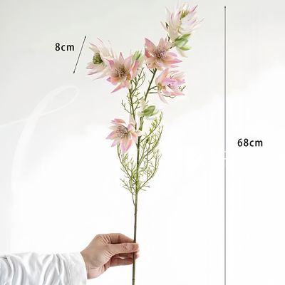 ราคาดี การประดับงานแต่งงานแบบจําลองดอกไม้สาวแดง การจําหน่ายดอกไม้ปลอมข้ามชายแดน การค้าปลีกของเครื่องประดับบ้าน การถ่ายภาพ ออนไลน์