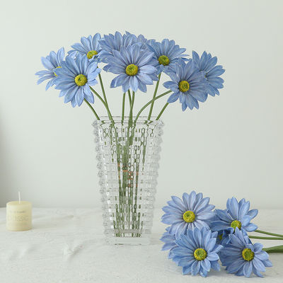 ซื้อ ผ้าไหมเทียม 3 ชิ้นทําจากไม้ไครซานเทมัมฤดูร้อน ดอกไม้เทียมสําหรับตกแต่งงานแต่งงานที่บ้าน การผลิตออนไลน์