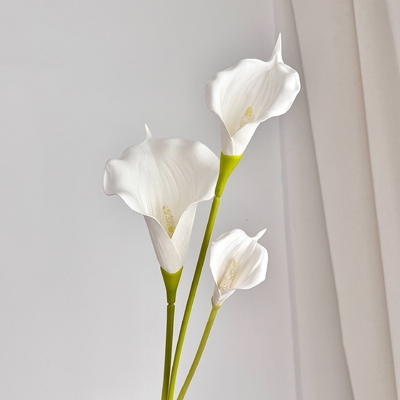 ราคาดี ดอกไม้ประดิษฐ์ Calla lily การตกแต่งโต๊ะอาหารในบ้าน การจัดดอกไม้ในห้องแต่งงาน และอุปกรณ์ถ่ายภาพ ออนไลน์