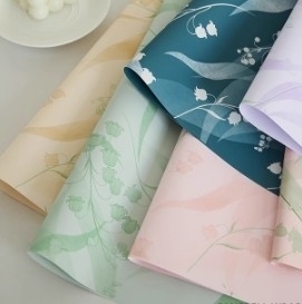 ราคาดี กระดาษบรรจุดอกไม้ดอกไม้สีฟ้า ออนไลน์