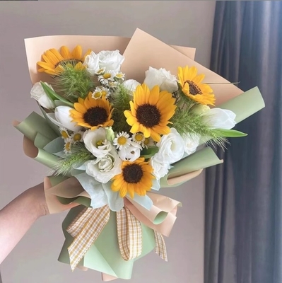 ซื้อ กระดาษบรรจุดอกไม้ กระดาษบรรจุดอกไม้หนากันน้ํา กระดาษบรรจุดอกไม้ 2 ด้าน 2 สี สไตล์เกาหลี วัสดุดอกกุหลาบ กระดาษ Oya online manufacture