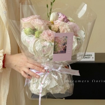 ซื้อ กระดาษพิเศษขนาด 57*57 ซม. ลายดอกไม้ซิดนีย์สง่างามและมีสีสัน กระดาษห่อดอกไม้ online manufacture
