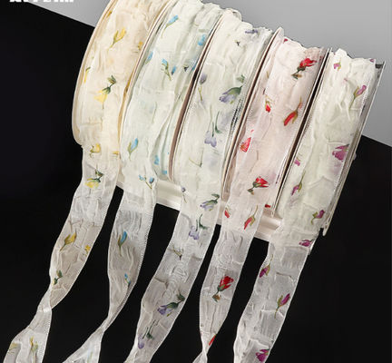 ราคาดี บรรจุภัณฑ์ช่อดอกไม้วันวาเลนไทน์ Qixi ดอกไม้สด ริบบิ้น และบรรจุภัณฑ์ขนาด 3 ซม./10 ม. สำหรับการใช้งาน ออนไลน์