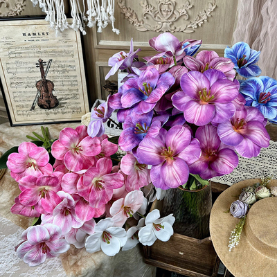 ซื้อ 7 หัว Tulip Simulation ดอกไม้ปลอม ทําด้วยมือ พวงดอกไม้ แต่งงานแต่งด้วยดอกไหม ดอกไม้ประดิษฐ์ แต่งงานแต่ง ดอกไม้ การผลิตออนไลน์