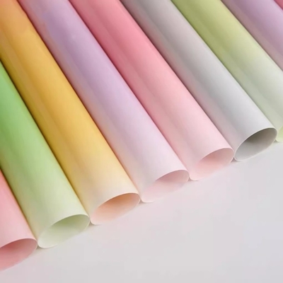 ซื้อ กระดาษห่อดอกไม้หลากสี กระดาษฮันซูสำหรับไล่สี ลูกอม แก้ว พลาสติกกันน้ำ วัสดุห่อช่อดอกไม้ online manufacture