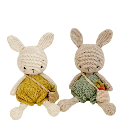 ซื้อ ขายปลีก มือถือ แต่ง Amigurumi crochet plush สัตว์ตุ๊กตา ผ้าใบ stuffed กระต่ายของเล่นสําหรับเด็กสําหรับนอน การผลิตออนไลน์