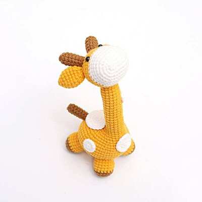 ซื้อ Handmade เป็นมิตรกับสิ่งแวดล้อมโครเชต์ยีราฟ Amigurumi ตุ๊กตาของเล่นตุ๊กตานุ่มปลอดภัยตุ๊กตา Plush Baby Home Decor ของขวัญวันเกิด การผลิตออนไลน์