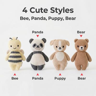 ซื้อ ของเล่นสัตว์ที่ผูกด้วยมือ - 4 สไตล์น่ารัก Bee Panda Puppy Bear การผลิตออนไลน์