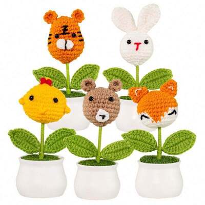 ซื้อ สัตว์อ่อนหวานที่น่ารัก สัตว์อ่อนหวานที่น่ารัก การ์ตูน Amigurumi ของเล่น DIY การเย็บและการเย็บ ของเล่น Toysrunner ทุกวัย การผลิตออนไลน์