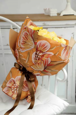 ซื้อ กระดาษห่อดอกไม้สไตล์หรูหราพิมพ์ลาย 60cmX50cm ห่อดอกไม้ online manufacture