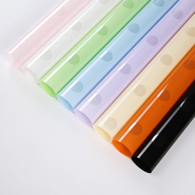 ซื้อ กระดาษห่อดอกไม้ OPP โปร่งใสกลวง 0.035 มม. ฟิล์มพลาสติกหนา online manufacture