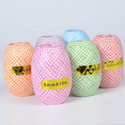 ซื้อ 3.5 นิ้ว PP Hologram Curling Egg ห่อของขวัญ ริบบิ้น Stripes Decoration การผลิตออนไลน์