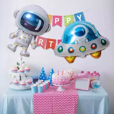 ราคาดี ขายส่งใหม่ออกแบบ Spaceman ฟอยล์บอลลูนรอบ Spaceman Space Ship 18 นิ้วรอบฟอยล์บอลลูน ออนไลน์