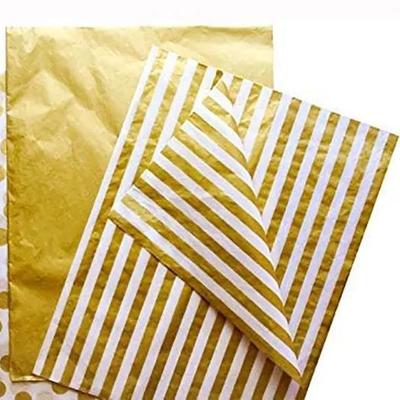ราคาดี กระดาษสวมของขวัญ Kraft ทองเหลืองทนทานการสลายด้วยเทคโนโลยีการพิมพ์ Inkjet ออนไลน์