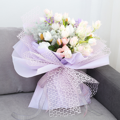 ราคาดี สวยงาม แต่งงานแต่ง ดอกไม้เทียม วัสดุพลาสติก ออนไลน์