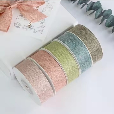 ราคาดี พอลิเอสเตอร์ การบรรจุของขวัญ ริบบอน ดีไซน์ ไม้ยาง Joint หน้าคู่ เนื้อ Grosgrain สําหรับงานฝีมือ ออนไลน์