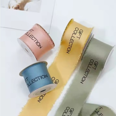 ราคาดี สายไหมพิมพ์ Chiffon สายไหมสีหลายสีสําหรับการผูกรอบขอบฉีกตามสั่ง ออนไลน์