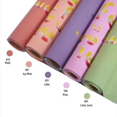 ราคาดี 58*58cm กระดาษบรรจุดอกไม้ แพ็คเกจเกาหลีกันน้ํา หลายสี ออนไลน์