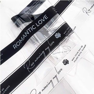 ราคาดี ลิจิราน อินเตอร์เน็ตชื่อดังโรแมนติก อังกฤษ opp กันน้ํา ง่าย cellophane ดอกไม้พับกระดาษดอกไม้บรรจุ ออนไลน์