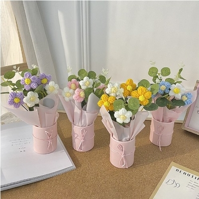 ราคาดี ของขวัญวันผู้หญิง วันเทพนาง ดอกไม้พลาสซ่า พกพากอดถัง ดอกไม้ เนื้อถุงมือในหลายสี ออนไลน์